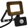 vidaXL Str&aring;lkastare med sensor 10 W LED varmvit