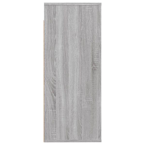 vidaXL Väggskåp grå sonoma 80x33x80 cm konstruerat trä