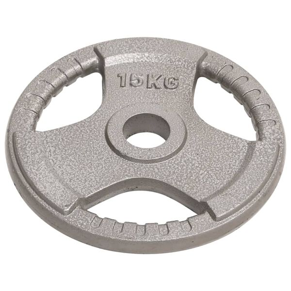 vidaXL Olympiska viktskivor 2 st 30 kg gjutjärn