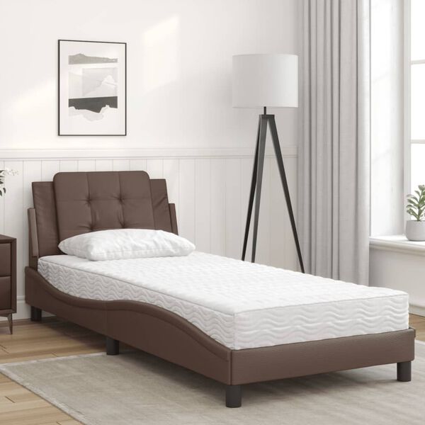 vidaXL Bed Frame without Mattress "Zadar" Dark Grey 107x203 cm Velvet