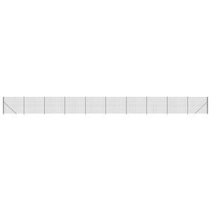 vidaXL St&auml;ngsel med stolpsko antracit 1,6x25 m