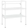vidaXL Ram f&ouml;r tv&auml;ttst&auml;ll vit 79x38x83 cm j&auml;rn