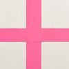 vidaXL Uppbl&aring;sbar gymnastikmatta med pump 200x200x10 cm PVC rosa