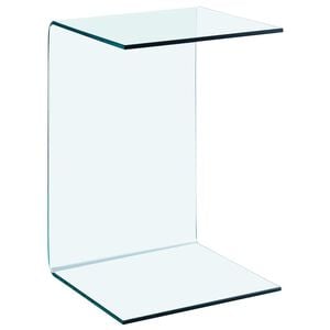 vidaXL Sidobord 40x40x60 cm h&auml;rdat glas