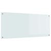 vidaXL K&ouml;ksskydd Vit 120 x 50 cm h&auml;rdat glas