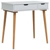 vidaxl Smyckebord FAUSKE Vit 76 x 50 x 78 cm