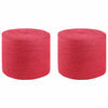 vidaXL Juterep 2 pcs R&ouml;d 100% Tossa jute