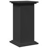 vidaXL Piedestal med förvaring svart 31x30x60 cm konstruerat trä
