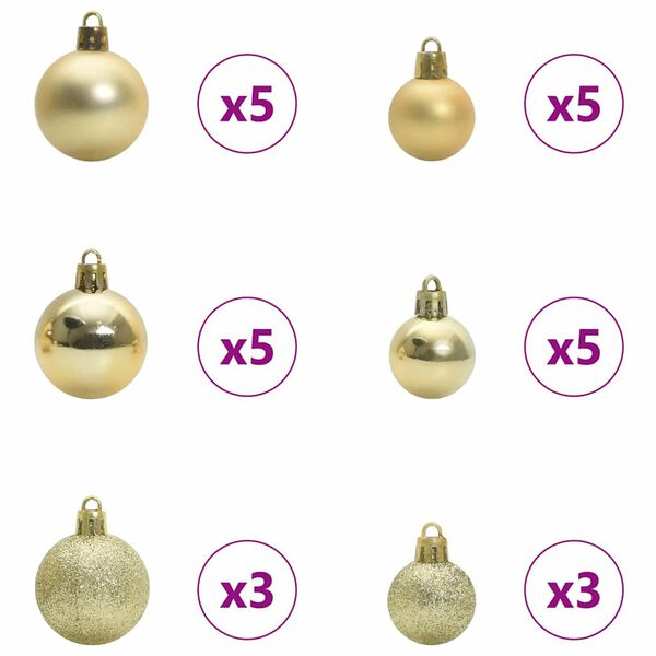 vidaXL Konstgjord julgran Gr&ouml;n 210 cm PVC och St&aring;l och Plast