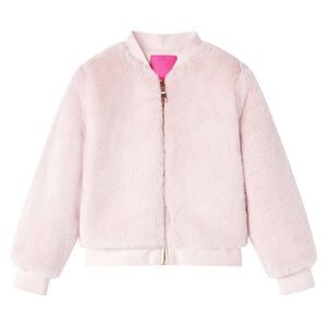 Jacka f&ouml;r barn konstp&auml;ls rosa 92