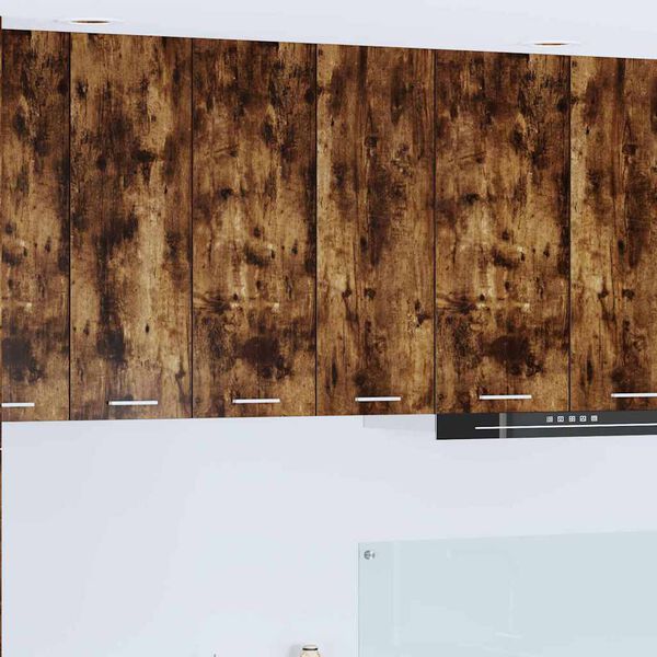 vidaXL H&auml;ngande sk&aring;p med d&ouml;rr R&ouml;kt ek 60 x 31 x 80 cm Konstruerat tr&auml;