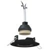 vidaXL Spotlight 6 st Svart 9 x 9 x 2.5 cm Metall