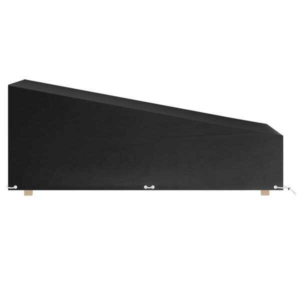 vidaXL Överdrag för solsäng 12 öljetter 205x75x40/70 cm polyeten