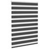 vidaXL Rullgardin zebra svart 110x150 cm tyg bredd 105,9cm polyester