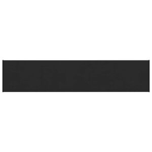 vidaXL F&ouml;nsterbr&auml;da Svart med tr&auml;&aring;dring 140 x 35 x 4,5 cm PVC