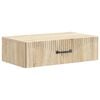 vidaXL V&auml;ggmonterad sidobord Sonoma-ek 59 x 34,5 x 17 cm