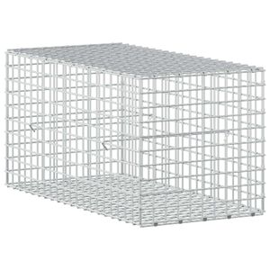 vidaXL Gabion med 5 mm tr&aring;d och 5x5 cm n&auml;t 50x100x50 cm