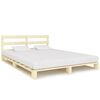 vidaXL Palls&auml;ng utan madrass 160x200 cm massiv furu