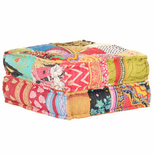 vidaXL Puff lappt&auml;cke 60x70x36 cm tyg