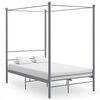 vidaXL Himmels&auml;ng gr&aring; metall 120x200 cm