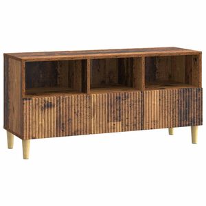 vidaXL TV-sk&aring;p med l&aring;da Gammalt tr&auml; 102 x 34,5 x 50 cm Konstruerat tr&auml;