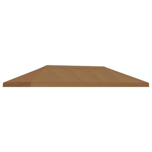 vidaXL Gazebo tak&ouml;verdrag 6 x 3 m Beige Polyester 190