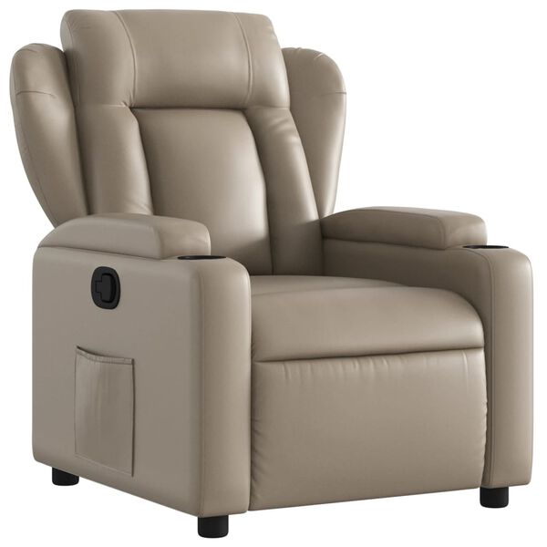vidaXL Reclinerf&aring;t&ouml;lj cappuccino konstl&auml;der
