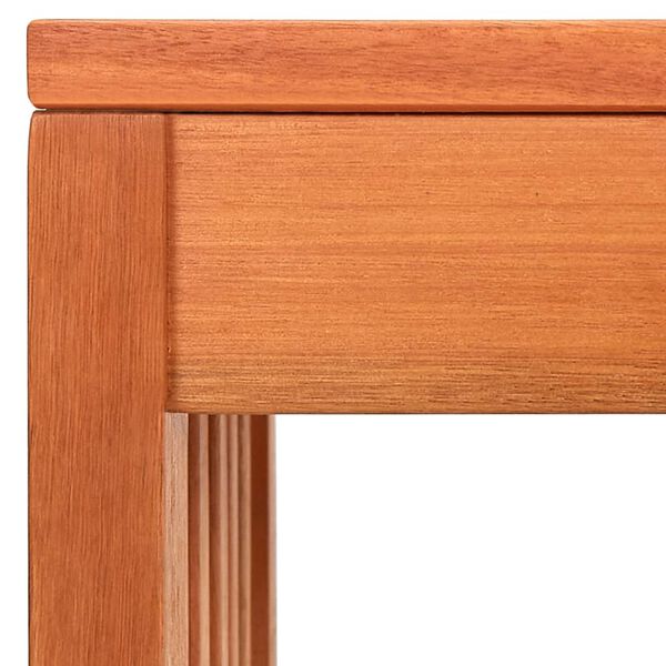 vidaXL Trädgårdsbänk 130 cm massivt eukalyptusträ