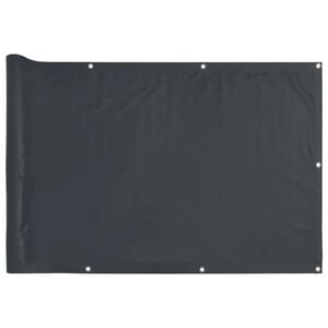 vidaXL Insynsskydd f&ouml;r balkong antracit 500x120 cm PVC