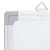 vidaXL Magnetisk whiteboard 80x60x1,7 cm aluminium