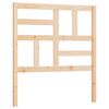 vidaXL S&auml;nggavel 106x4x104 cm massiv furu