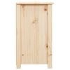 vidaXL S&auml;ngbord 2 st 40x35x61,5 cm massiv furu