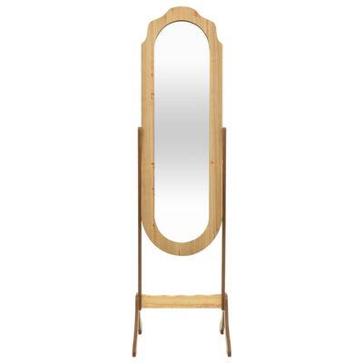 vidaXL Fristående spegel 45,5x47,5x160 cm konstruerad trä
