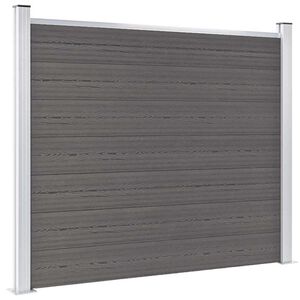 vidaXL Staketpanel WPC 180x146 cm gr&aring;