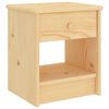 vidaXL S&auml;ngbord naturf&auml;rgad 35x30x40 cm massiv furu