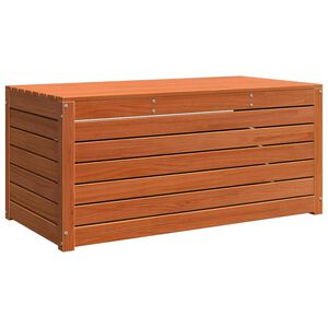 vidaXL F&ouml;rvaringsl&aring;da Konstruerat tr&auml; 101 x 50,5 x 46,5 cm Vaxbrun