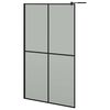 vidaXL Duschv&auml;gg 118x190 cm m&ouml;rkt h&auml;rdat glas
