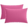 vidaXL Kudd&ouml;verdrag 2 st HEERLEN Rosa 40 x 60 cm Polyester