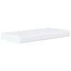 vidaXL Bed with Mattress "Dover" White 80x200 cm Faux Leather