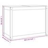 vidaXL Tvättkorg 88,5x44x66 cm massiv furu