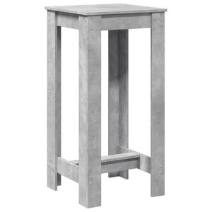 vidaXL Barbord betonggr&aring; 51x50x103,5 cm konstruerat tr&auml;