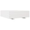 vidaXL Odlingsl&aring;da vit 80x80x26,5 cm massiv furu