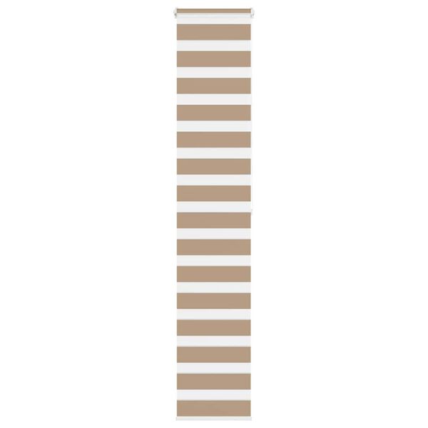vidaXL Rullgardin zebra 40x200 cm tyg bredd 35,9 cm polyester