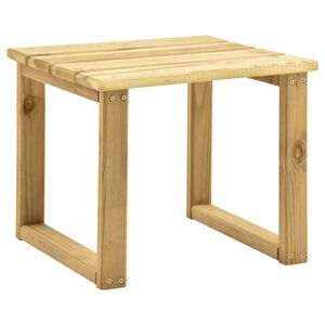 vidaXL Bord f&ouml;r sols&auml;ng 30x30x26 cm impregnerad furu