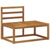 vidaXL Utomhussoffset 6 Stycke Naturf&auml;rg Massivt Akaciatr&auml;