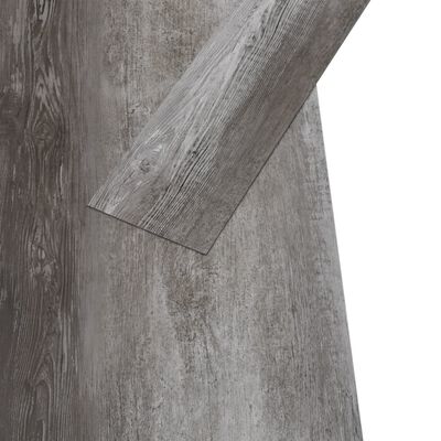vidaXL Golvbrädor PVC 4,46 m² 3 mm självhäftande randigt trä