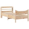 vidaXL S&auml;ngram med huvudgavel 90x190 cm massiv furu