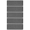 vidaXL Trappstegsmattor 5 st 25x75 cm gummi