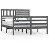 vidaXL S&auml;ngram massiv furu 135x190 cm gr&aring;