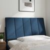vidaXL Headboard Cushion "Hanko" Blue 100 cm Fabric